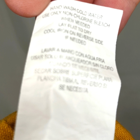 Speechless Linen Blend Ruffled Yellow Mini Dress, XS - Picture 7 of 7